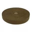 Taśma lamówka dziana 25mm kolor zielony khaki 50mb