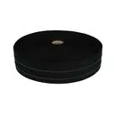 Gurt syntetyczny 45mm z gumkami kolor czarny 50mb