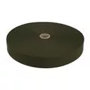 Taśma lamówka dziana 25mm kolor zielony khaki 50mb