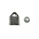 Regulator metalowy do paska 14mm srebrny madis