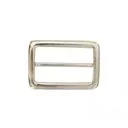 Ramka metalowa 40mm kolor srebrny madis