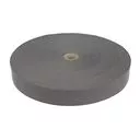 Taśma lamówka dziana 25mm kolor szary 50mb