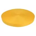 Taśma bistorowa do smyczy 10mm kolor żółty 50mb