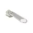 Suwak kordel do taśmy suwakowej spiralnej #3 non-lock kolor srebrny 500szt.