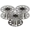 Szpulka metalowa TEXI 3003 SET 3, płaska
