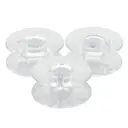 Szpulka plastikowa TEXI 3010 SET 3, przezroczysta (soczewkowa)