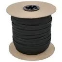 Guma pleciona 5mm kolor czarny 100mb