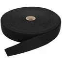 Guma dziana 30mm kolor czarny 25mb