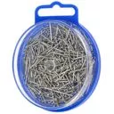 Szpilki krawieckie 15mm ze stalową  dużą główką do cekinów op.30g (350szt.)