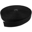 Rzep 40/38mm NYLON haczyk CZARNY /krążek-25mb/madis