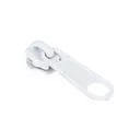 Suwak do taśmy suwakowej spiralnej #5 non-lock kolor biały 500szt.