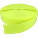 Rzep 50mm pętelka KOLOR ŻÓŁTY ODBLASK (005,5087) (krążek-25m)