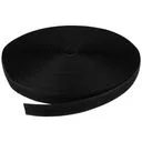 Rzep 20mm NYLON haczyk CZARNY /karton-1200m/madis
