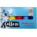 ​​Nici do szycia Cotto 80 zestaw (5x500m) NIEBO (SKY)