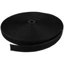 Rzep 25mm NYLON haczyk CZARNY /karton-1000m/madis