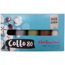 Nici do szycia Cotto 80 zestaw (5x500m) ZIEMIA (EARTH)