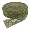 Koronka poliestrowa 70mm kolor khaki op. 50m