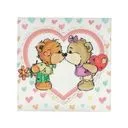 Zestaw z koralikami do haftu VDV 11x11 wzór TN-0949 Teddy Bears in Love