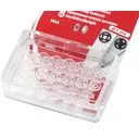 Zatrzaski plastikowe 7mm kolor bezbarwny 24kpl.