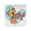 Zestaw z koralikami do haftu VDV 11x11 wzór TN-0950 Bear in Love