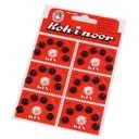 Zatrzaski metalowe 13,9mm kolor czarny 24 szt.