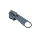 Suwak do taśmy suwakowej spiralnej #5 non-lock kolor szary 500szt.