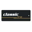 Etykiety firmowe kartonowe classic line kolor czarny