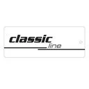 Etykiety firmowe kartonowe classic line kolor biały