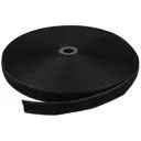 Rzep 20mm NYLON pętelka CZARNY /krążek-25mb/