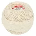 Kordonek Muza 10 100g 525m kolor 0000 naturalny