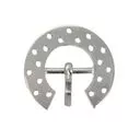 Klamra metalowa 20mm ozdobna ze sprzączką