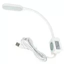 Lampka do maszyny szwalniczej 6W 30 diod LED HM12MD 30LED mocowana na magnes zimne światło port USB adapter sieciowy