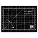 Mata podkładowa do cięcia 22x15 cm TEXI BLACK samoregenerująca dwustronna czarna