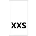 Wszywki rozmiarowe XXS