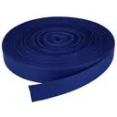 Taśma bawełniana jodełka 20mm kolor niebieski ciemny 50mb