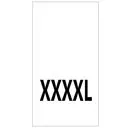 Wszywki rozmiarowe XXXXL