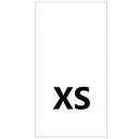Wszywki rozmiarowe XS