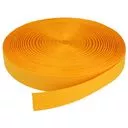 Taśma bawełniana jodełka 25mm kolor żółty ciemny 50mb
