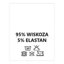 Wszywki surowcowo-ostrzegawcze 95% WISKOZA 5% ELASTAN 30° 20 x 28mm