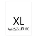 Wszywki przepis prania rozmiar XL Pranie 40° 20 x 22mm