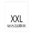 Wszywki przepis prania rozmiar XXL Pranie 40° 20 x 22mm