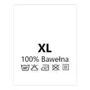 Wszywki surowcowo-ostrzegawcze rozmiar XL 100% Bawełna 60°