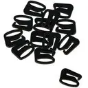 Zaczepy do ramiączek 11mm czarne – 100 szt.