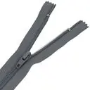 Zamek błyskawiczny #5 nierozdzielczy 16cm kolor szary ciemny