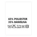 Wszywki surowcowo-ostrzegawcze 65% POLIESTER 35% BAWEŁNA 40° 20 x 22mm
