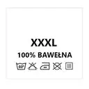 Wszywki surowcowo-ostrzegawcze rozmiar XXXL 100% Bawełna 60°