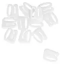 Zaczepy do ramiączek 11mm białe – 100 szt.