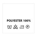 Wszywki surowcowo-ostrzegawcze POLYESTER 100% nie prać 25 x 26mm