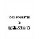 Wszywki surowcowo-ostrzegawcze rozmiar S 100% POLIESTER 30° B-So 148