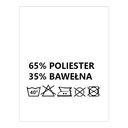 Wszywki surowcowo-ostrzegawcze 65% POLIESTER 35% BAWEŁNA 40° 20 x 22mm